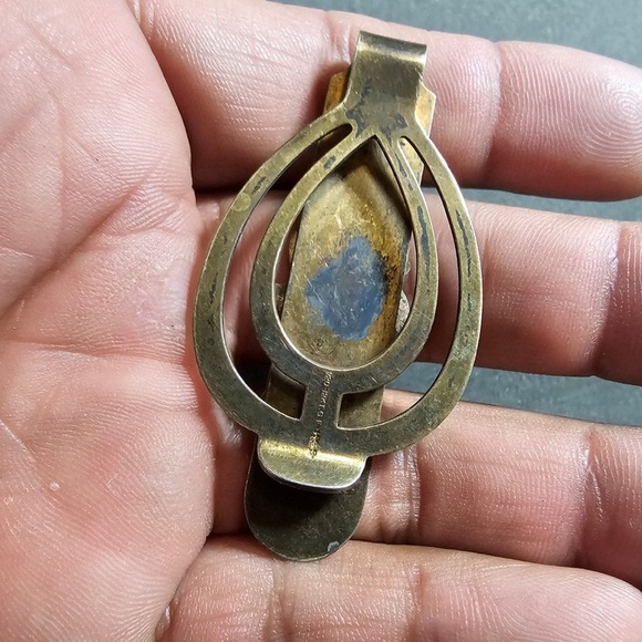 Vintage 12KT Gold Filled Monogram Initials "DVC" Ornate Money Clip - Picture 3 of 5